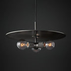 Pendant Lamp Brass Minimalist Fixture for Dining or Kitchen