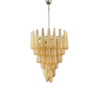 Inset Premium Drop Murano Glass Chandelier