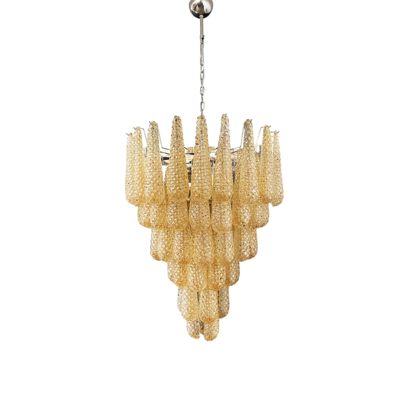 Inset Premium Drop Murano Glass Chandelier