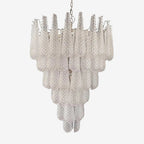 Inset Premium Drop Murano Glass Chandelier