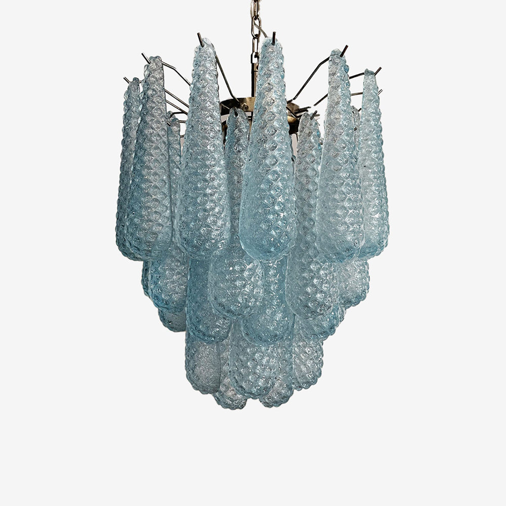 Inset Premium Drop Murano Glass Chandelier
