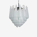 Inset Premium Drop Murano Glass Chandelier