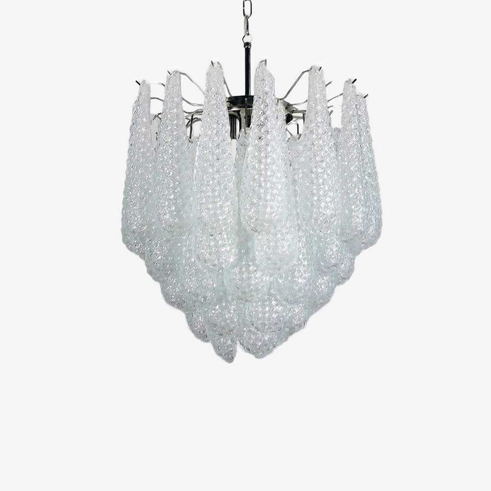 Inset Premium Drop Murano Glass Chandelier