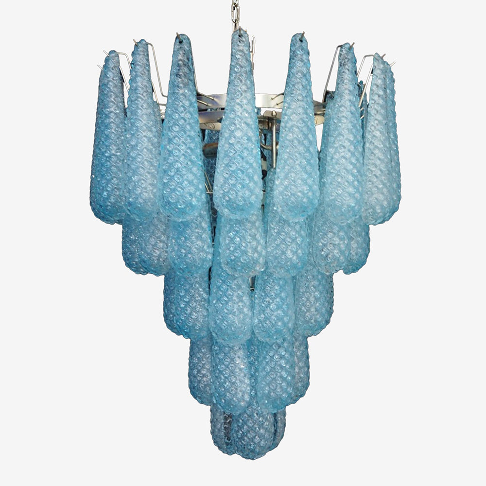Inset Premium Drop Murano Glass Chandelier