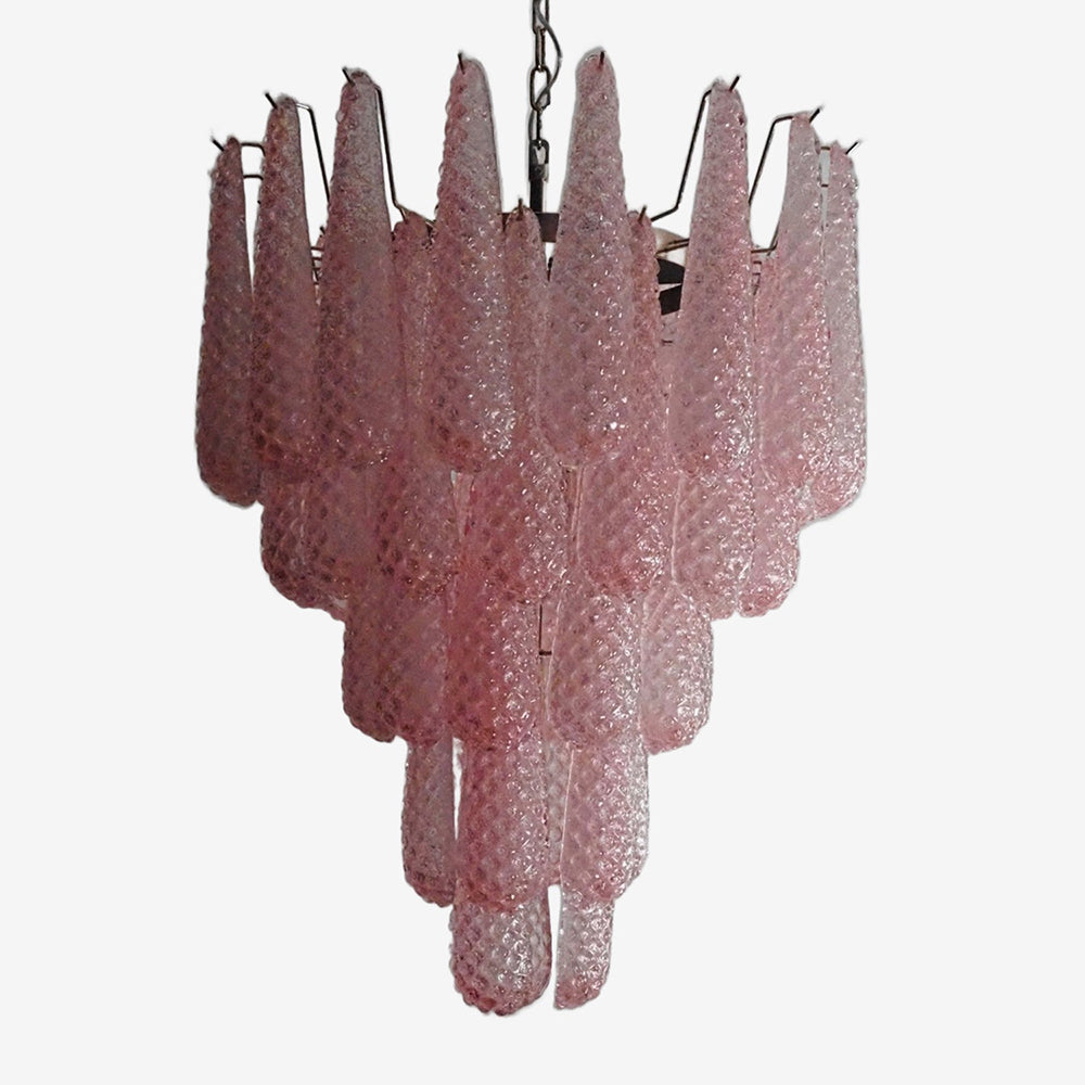 Inset Premium Drop Murano Glass Chandelier