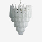 Inset Premium Drop Murano Glass Chandelier