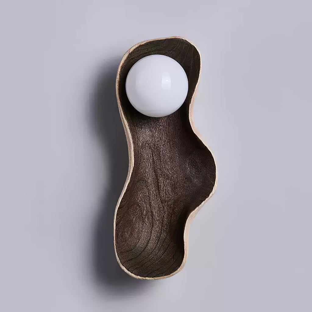 Dualis Vintage Wood Wall Light