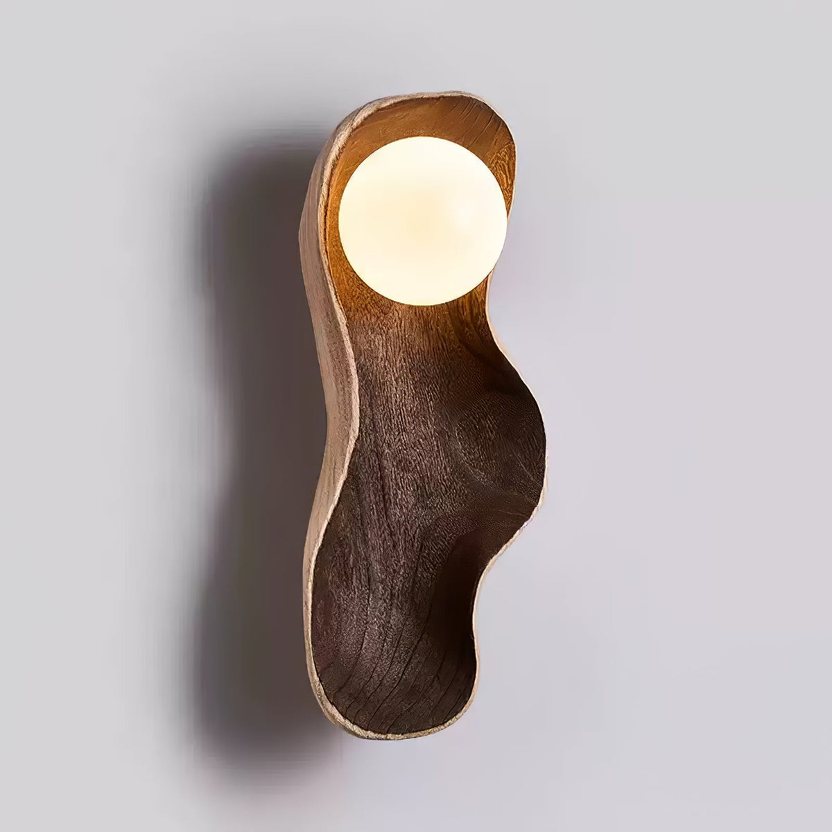 Dualis Vintage Wood Wall Light