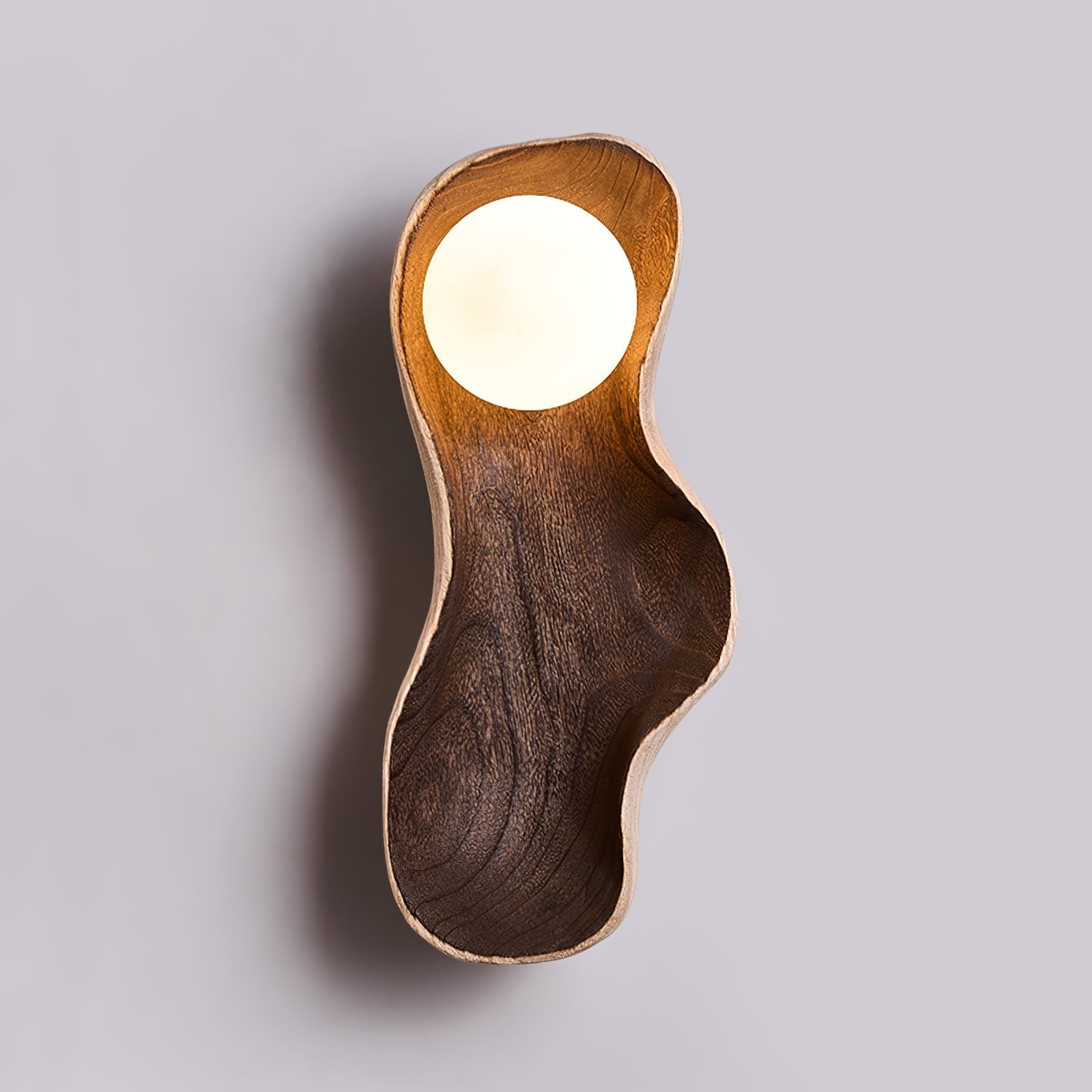Dualis Vintage Wood Wall Light
