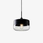 Aura Industrial Glass Pendant Lamp