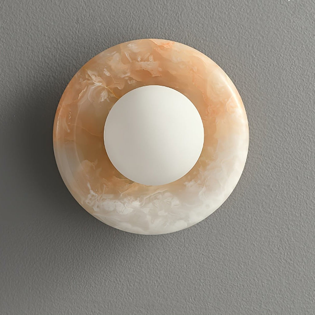 Amber Vintage Marble Wall Light