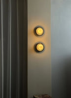 Amber Vintage Marble Wall Light