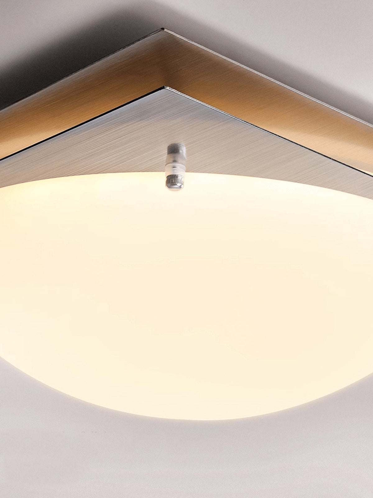 Astrain Glass & steel Ceiling Lamp