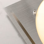 Astrain Glass & steel Ceiling Lamp