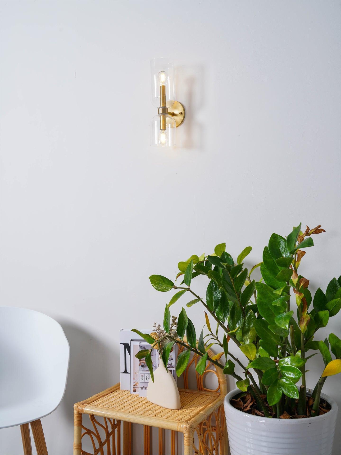 Lylaearis Nordic Art Plug-In Glass Wall Lamp