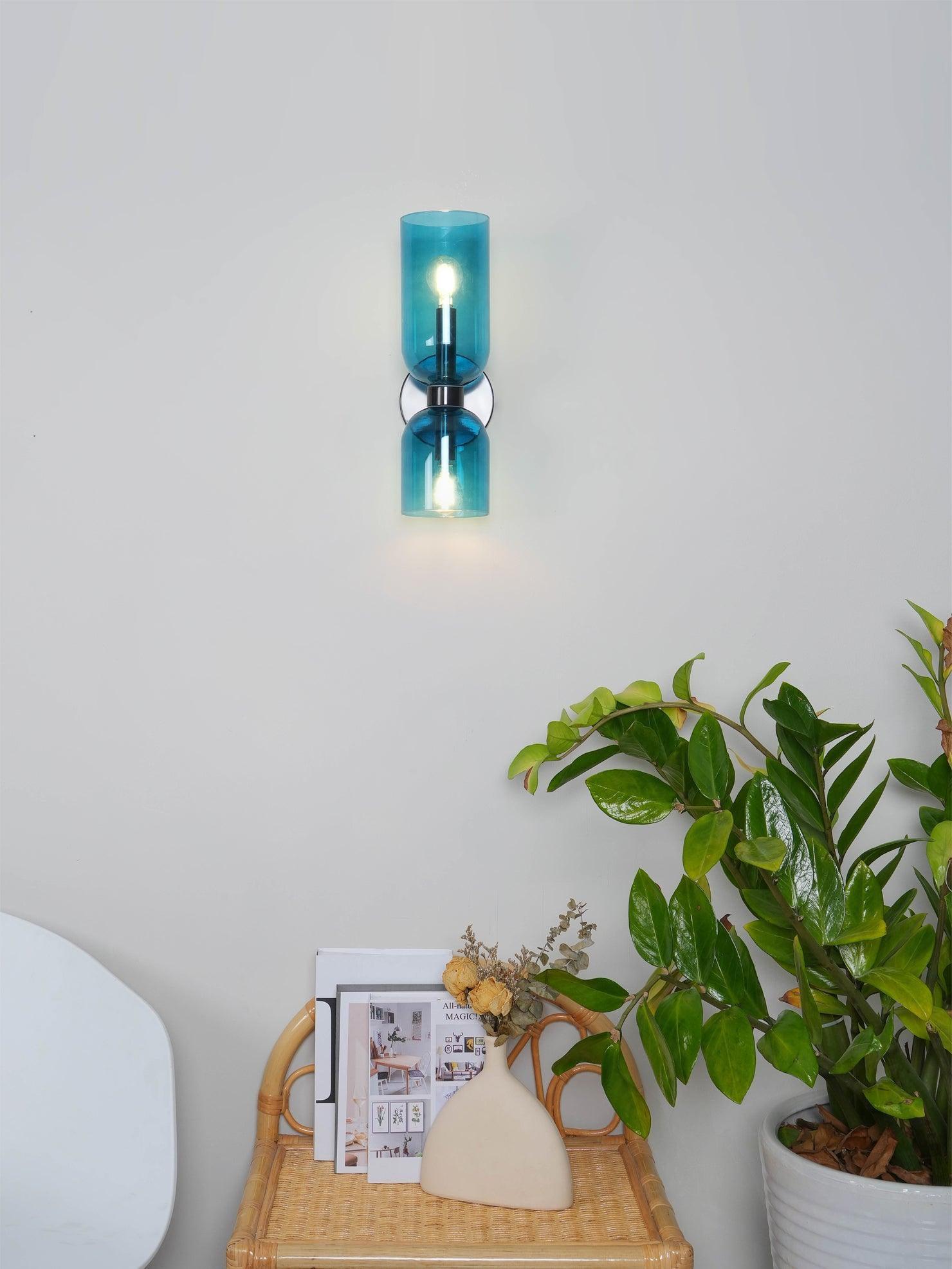 Lylaearis Nordic Art Plug-In Glass Wall Lamp