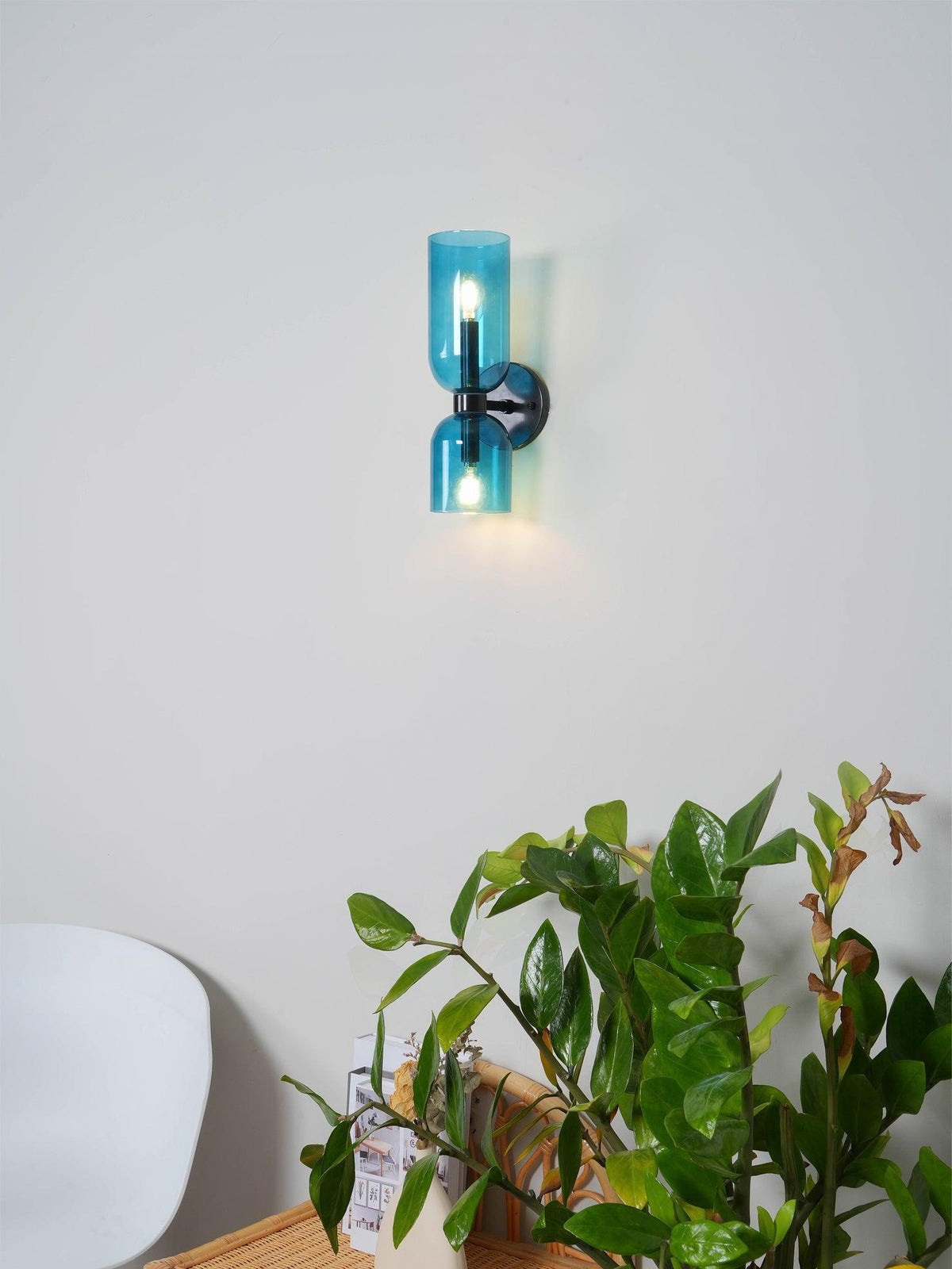 Lylaearis Nordic Art Plug-In Glass Wall Lamp