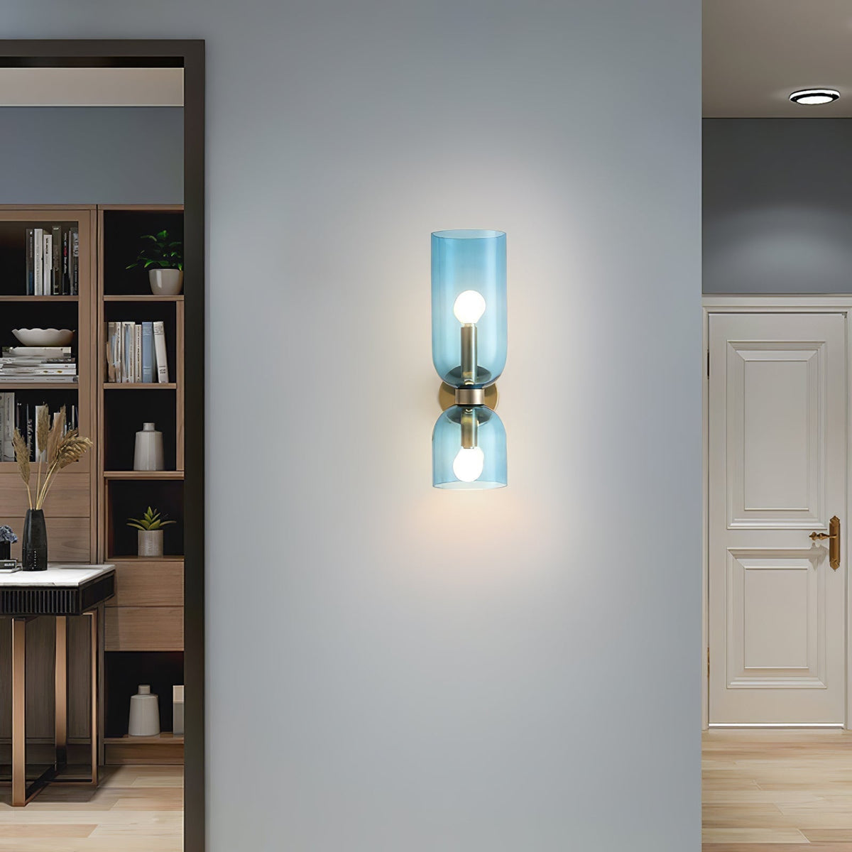 Edie Modern Minimalist Glass Wall Lamp