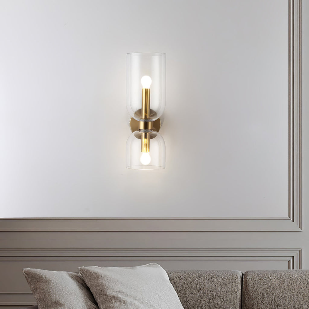 Edie Modern Minimalist Glass Wall Lamp