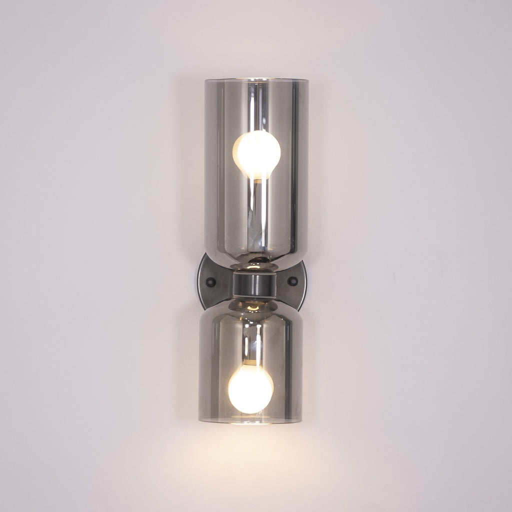 Chime Modern Minimalist Brass Glass Wall Lamp