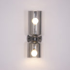 Chime Modern Minimalist Brass Glass Wall Lamp