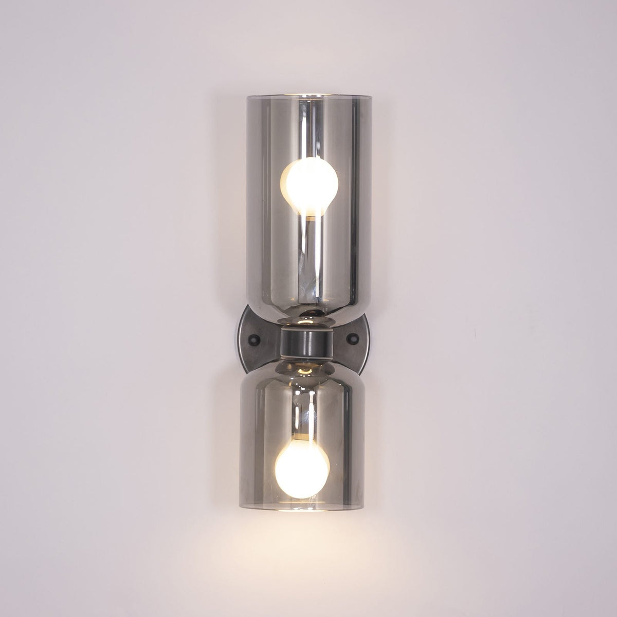 Chime Modern Minimalist Brass Glass Wall Lamp
