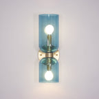 Chime Modern Minimalist Brass Glass Wall Lamp