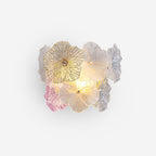 Elaria Wall Lamp Glass Petal Accent