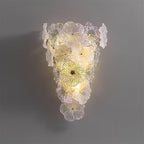 Elaria Wall Lamp Glass Petal Accent