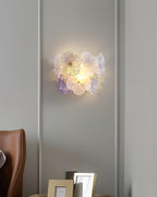 Elaria Wall Lamp Glass Petal Accent
