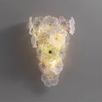 Elaria Wall Lamp Glass Petal Accent