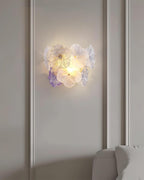Elaria Wall Lamp Glass Petal Accent