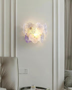 Elaria Wall Lamp Glass Petal Accent