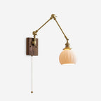 Brione Vintage Adjustable  Swing Arm Wall Lamp