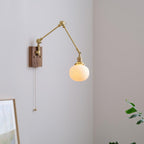 Brione Vintage Adjustable  Swing Arm Wall Lamp