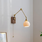 Brione Vintage Adjustable  Swing Arm Wall Lamp