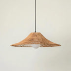 Elisa Pendant Lamp Rattan Conical Organic