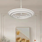 Ellie Chandelier Plaster Circular Artful