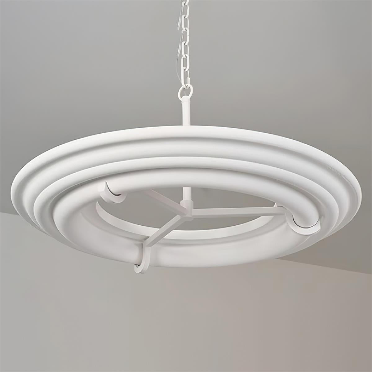 Ellie Chandelier Plaster Circular Artful