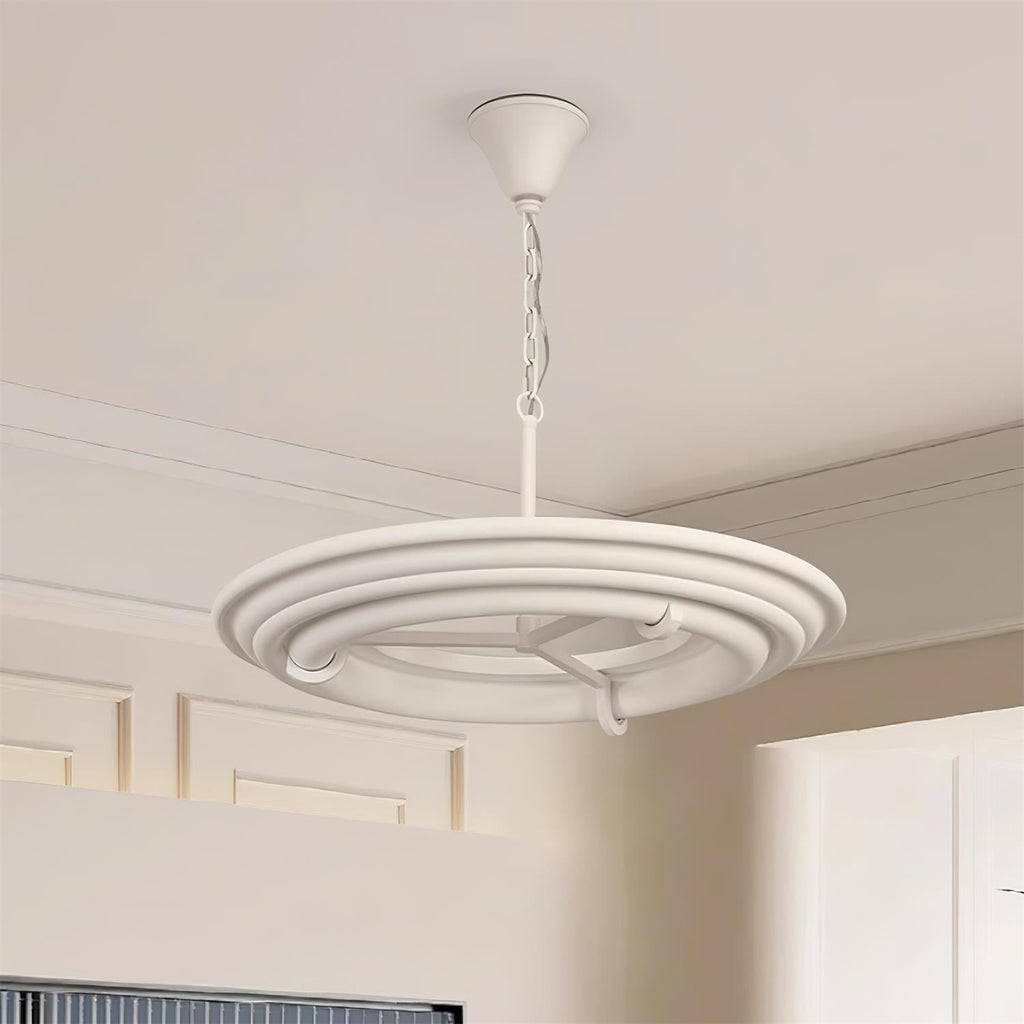 Ellie Chandelier Plaster Circular Artful