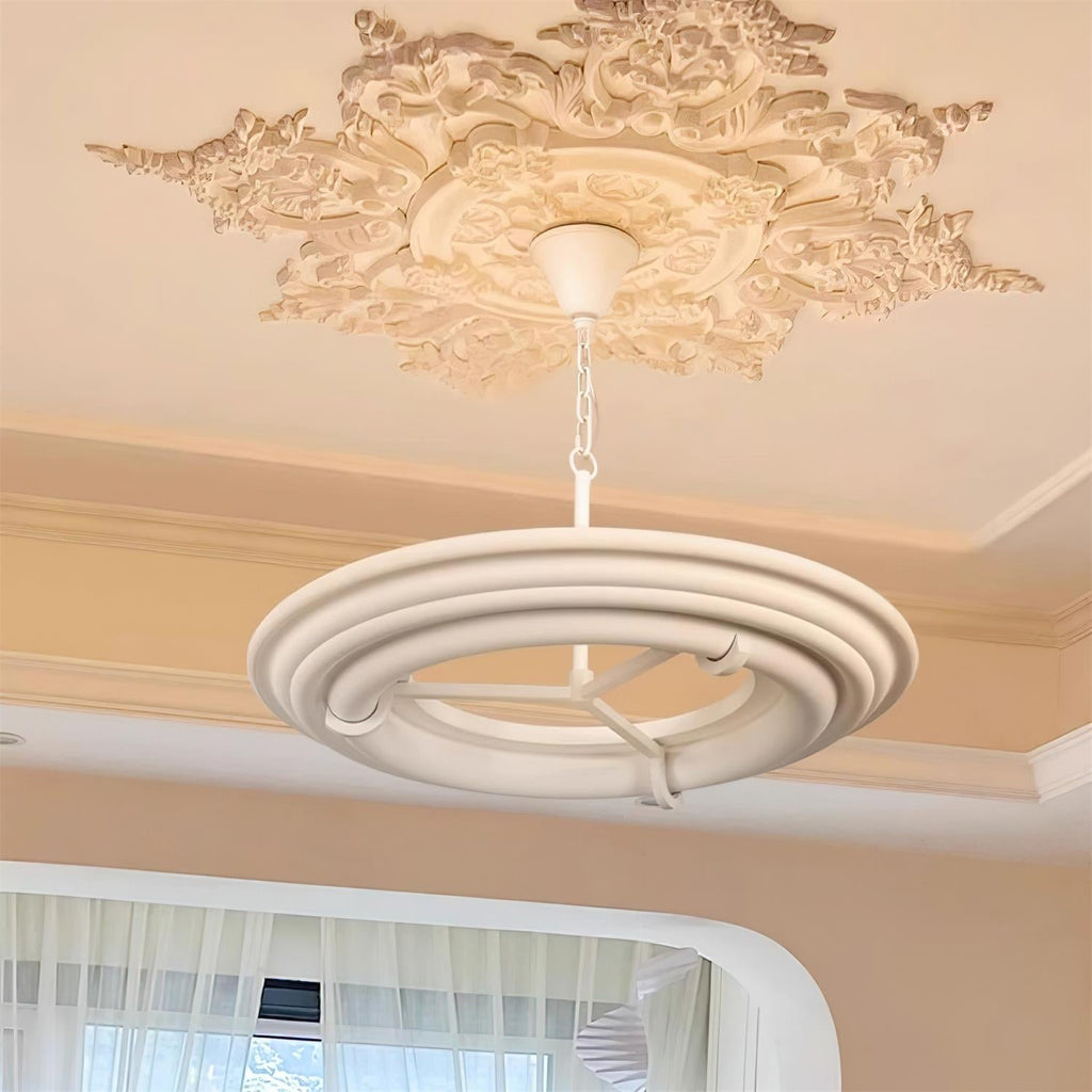 Ellie Chandelier Plaster Circular Artful