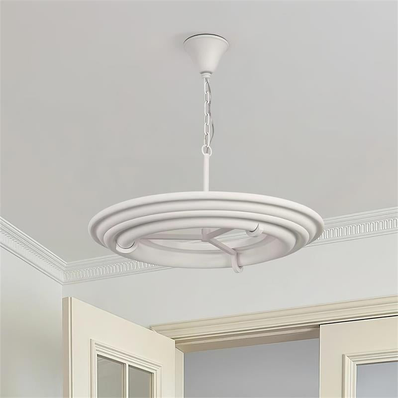 Ellie Chandelier Plaster Circular Artful