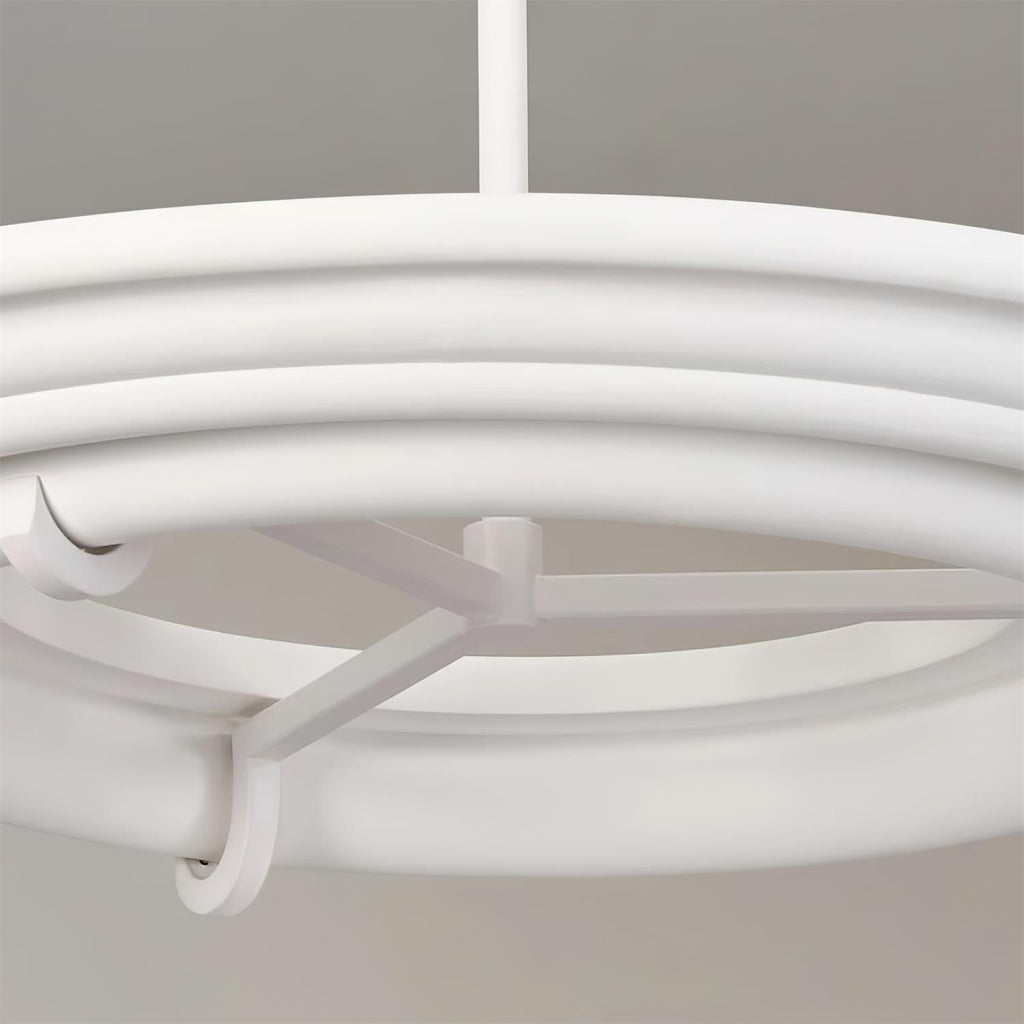 Ellie Chandelier Plaster Circular Artful