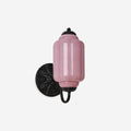 Melvane Vintage Pink Glass Wall Sconce