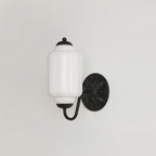 Melvane Vintage Pink Glass Wall Sconce