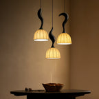 Colire Creativity Twisted Wood Pendant Light