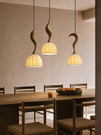 Colire Creativity Twisted Wood Pendant Light