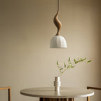 Colire Creativity Twisted Wood Pendant Light