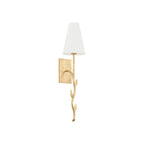 Petal Individual Creativity Brass Fabric Wall Lamp