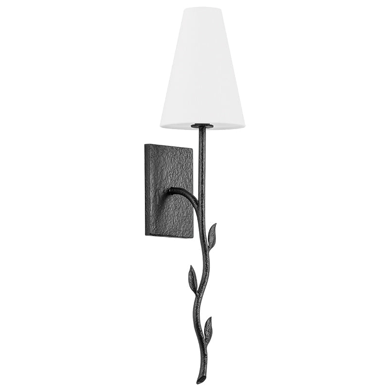 Petal Individual Creativity Brass Fabric Wall Lamp